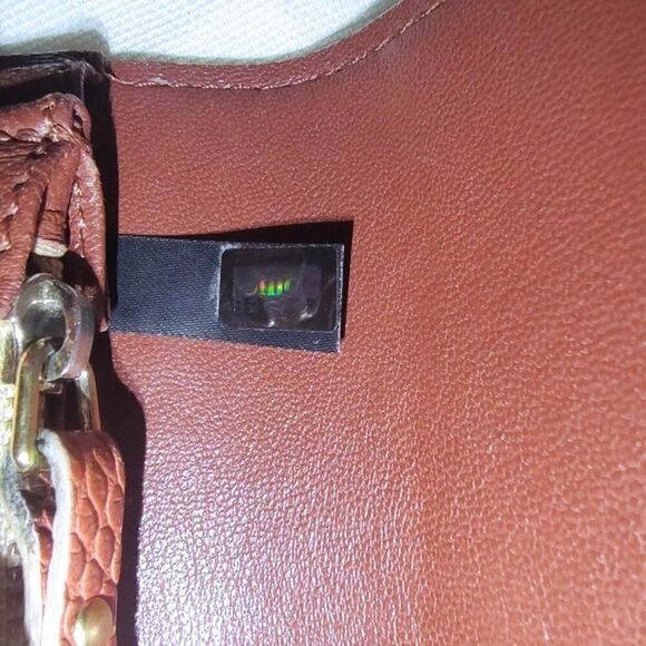 Chloe snake embossed leather flap long wallet w/dusty EUC - Picture 5 of 11